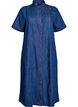 Midi-langes jeanshemdkleid, Blau, Packshot image number 0