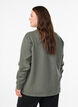 Sweatshirt mit Rundhalsausschnitt, Gr&uuml;n, Model image number 2