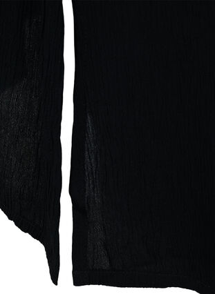 Strandkleid aus Viskose mit verstellbarer Taille, Black, Packshot image number 2