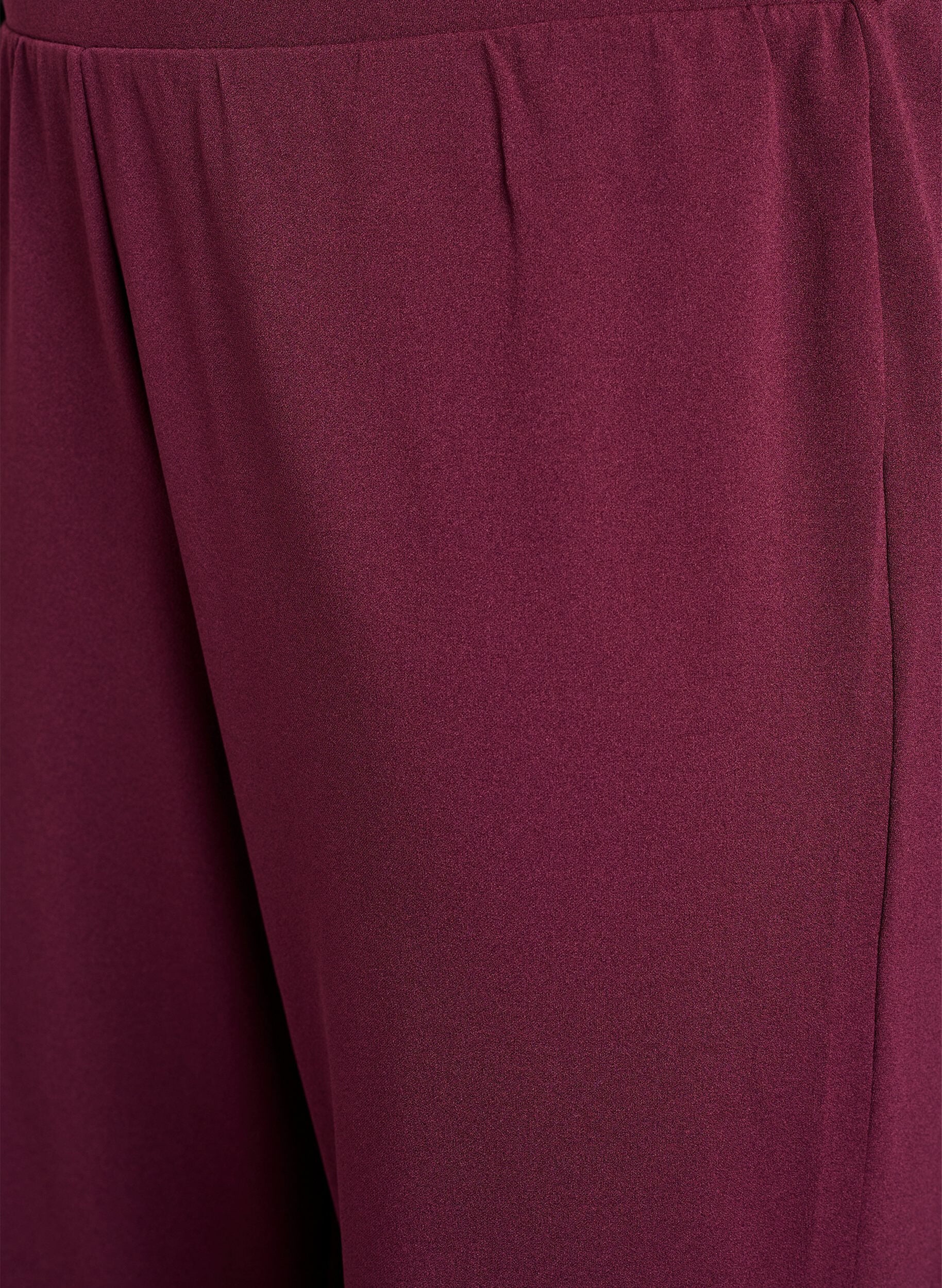 ZizziHose mit gerader Passform, Rot, Packshot image number 2