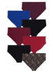 7er-Pack Slips mit normaler Taillenh&ouml;he, Rot, Packshot image number 1