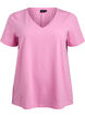 FLASH - T-Shirt mit V-Ausschnitt, Pink, Packshot image number 0