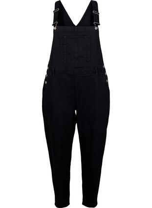 Jeans-Latzhosen, Black, Packshot image number 0