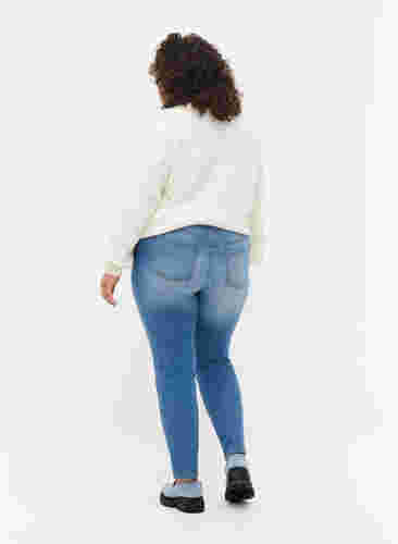 Emily Jeans mit Slim Fit und normaler Taillenhöhe, Blue denim, Model image number 1