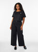 Jeans mit weiter Passform, Schwarz, Model image number 0