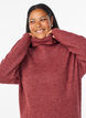 Strickkleid mit Rollkragen, Rot, Model image number 2