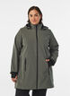 Softshelljacke mit abnehmbarer Kapuze, Grau, Model image number 0