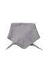 Gestricktes Dreieckstuch, Grau, Packshot image number 1