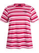 T-Shirt aus Baumwolle mit Streifen, Rot, Packshot image number 0