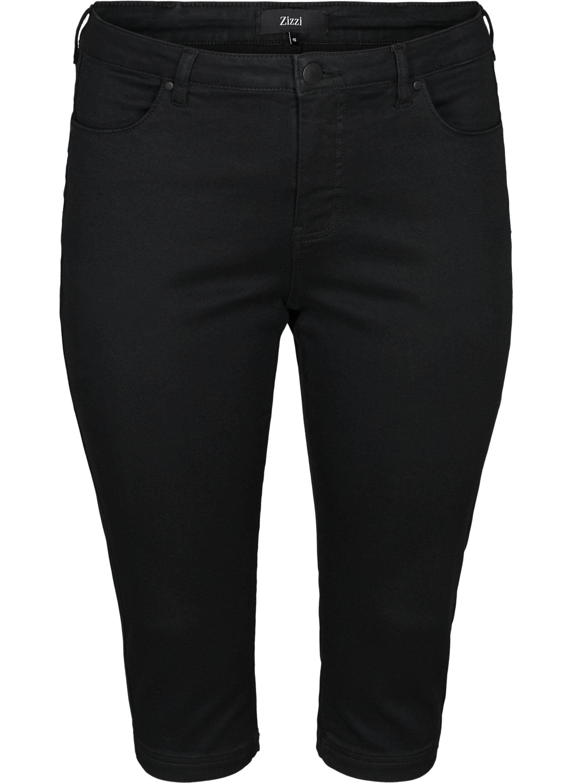 Hoch taillierte Amy Capri Jeans mit Super Slim Fit