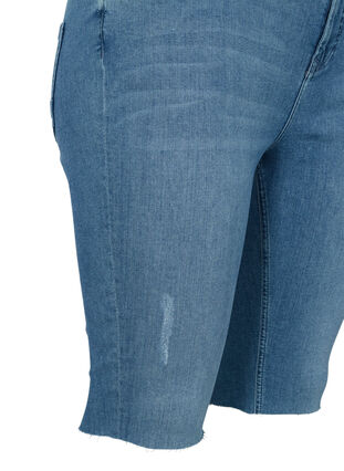 Slim Fit Denim Shorts, Dark blue denim, Packshot image number 2