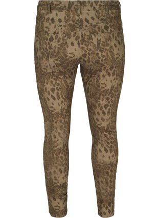 Amy Jeans mit Print, Green Leopard, Packshot image number 1