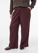 Weite Hose mit hoher Taille, Dunkles Bordeaux, Model image number 2