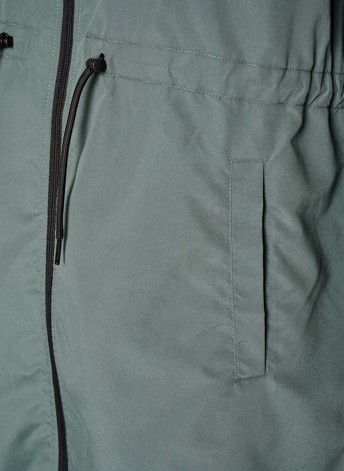 Leichter Parka mit Kapuze, Gr&uuml;n, Packshot image number 3