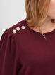 Langarm Bluse mit Schulterdetail, Port Royal, Model image number 2