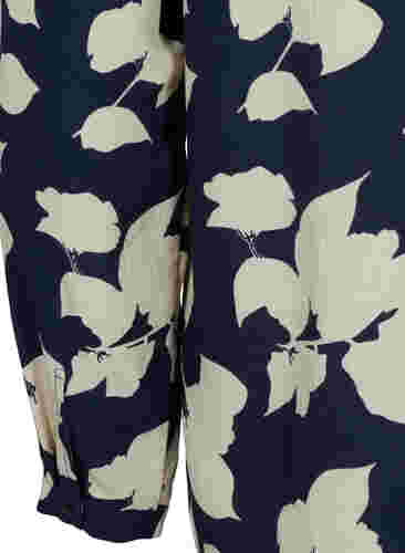 FLASH - Langärmelige Bluse mit Print, Blue White Flower, Packshot image number 3