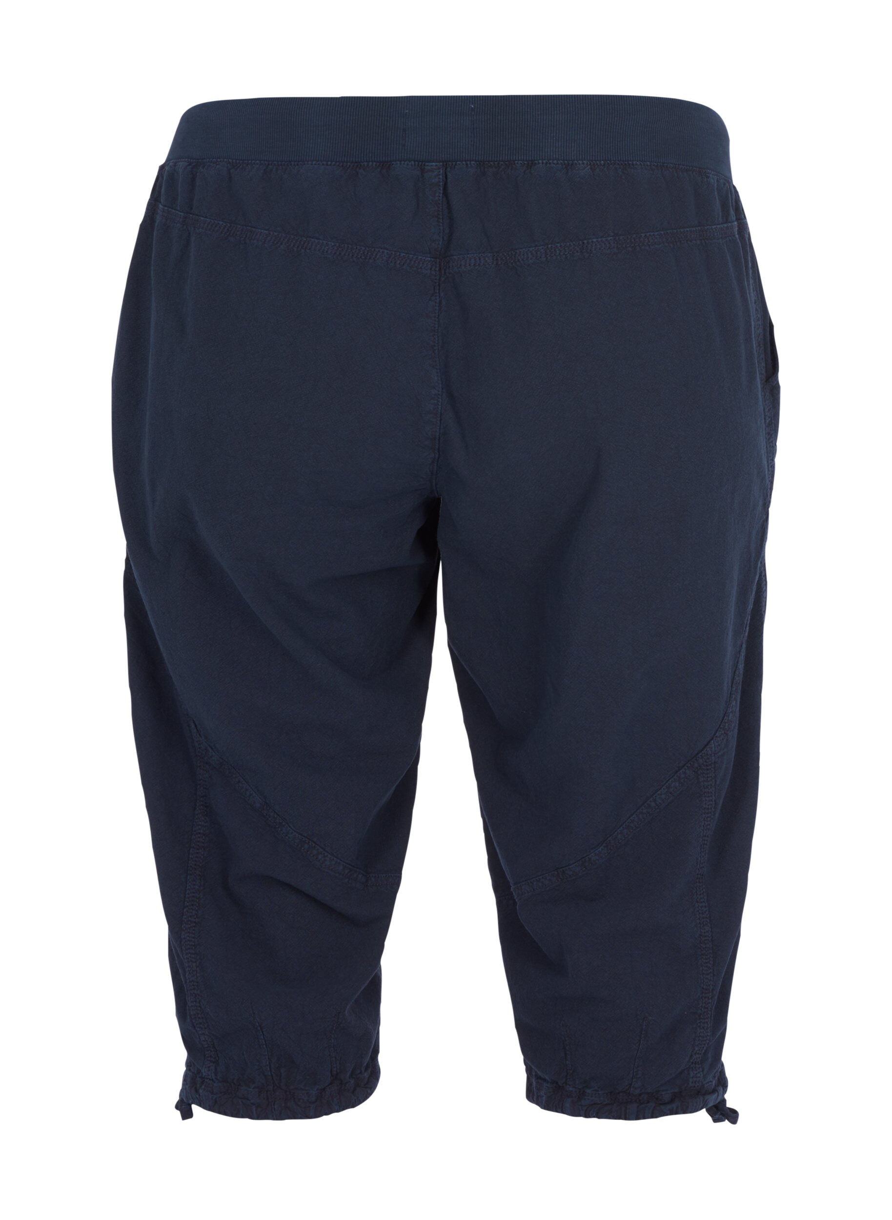 Zizzi Capri-Hose aus Baumwolle, Blau, Packshot image number 1