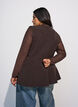 Enganliegende Mesh-Bluse mit langen &Auml;rmeln, Braun, Model image number 2