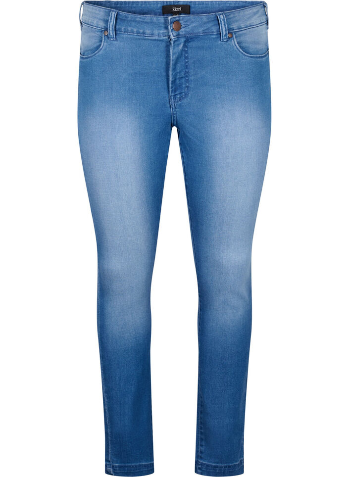 Viona Jeans mit normaler Taille, Blau, Packshot image number 0