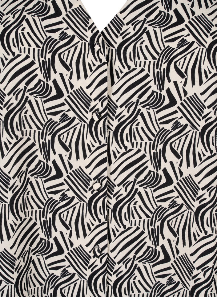  Hemdbluse mit V-Ausschnitt und Aufdruck, Birch Graphic, Packshot image number 2