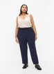 Hose mit gerader Passform, Blau, Model image number 0