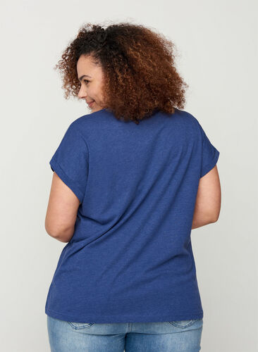 T-Shirt, Twilight Blue Mel., Model image number 1