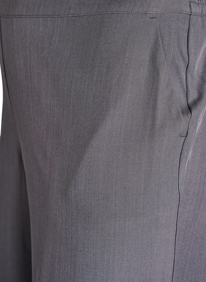 Hoch taillierte Anzughose mit weiten Beinen, Grau, Packshot image number 2
