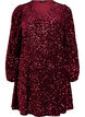 Kurzes A-Linien-Pailletten-Kleid, Rot, Packshot image number 0