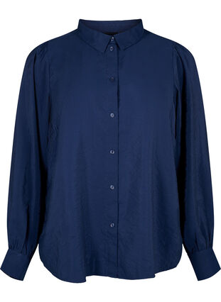 Langarmshirt aus TENCEL™ Modal, Navy Blazer, Packshot image number 0