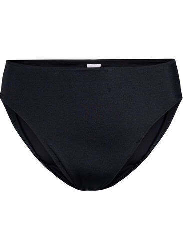 Bikini Unterteil mit regulärer Taille, Black, Packshot image number 0