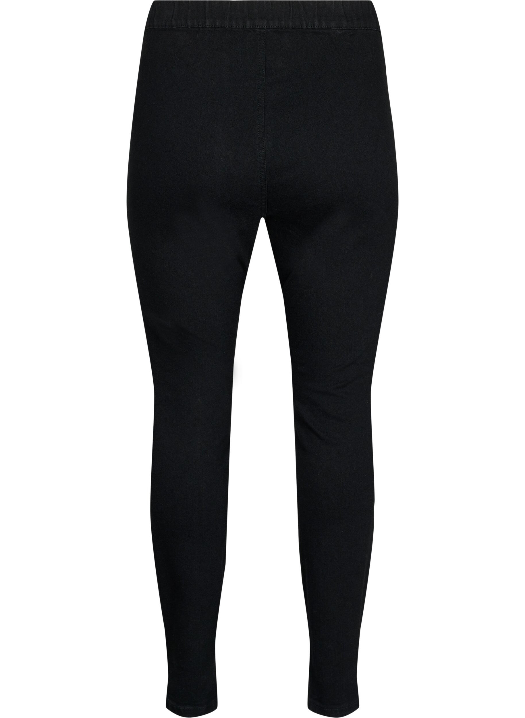 Zizzi FLASH - Eng anliegende Jeggings mit hoher Taille, Black, Packshot image number 1