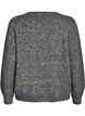 Pullover mit Blumenapplikation, Grau, Packshot image number 1