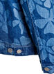 Gebl&uuml;mte Jeansjacke, Blau, Packshot image number 4