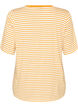 Gestreiftes T-Shirt aus TENCEL&trade; Lyocell, Gelb, Packshot image number 1