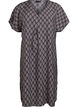 Kleid aus Viskose mit V-Ausschnitt, Blau, Packshot image number 0