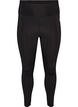 Trainingstights mit hoher Taille und Tasche im Bund, Schwarz, Packshot image number 0