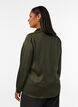Bluse mit Hemdkragen und V-Ausschnitt, Gr&uuml;n, Model image number 2
