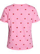 T-Shirt aus Bio-Baumwolle mit aufgestickten Motiven, Pink, Packshot image number 1