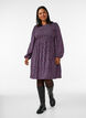 Kleid mit gesmoktem Oberteil und kleingebl&uuml;mtem Muster, Blau, Model image number 1