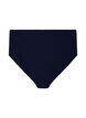 Hoch taillierte Bikinihose mit Struktur, Blau, Packshot image number 1