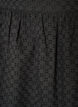 Kurzer Rock mit Broderie Anglaise und Gummizugbund, Schwarz, Packshot image number 2