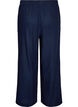 Hose aus Leinen und Viskose mit weitem Bein, Blau, Packshot image number 1
