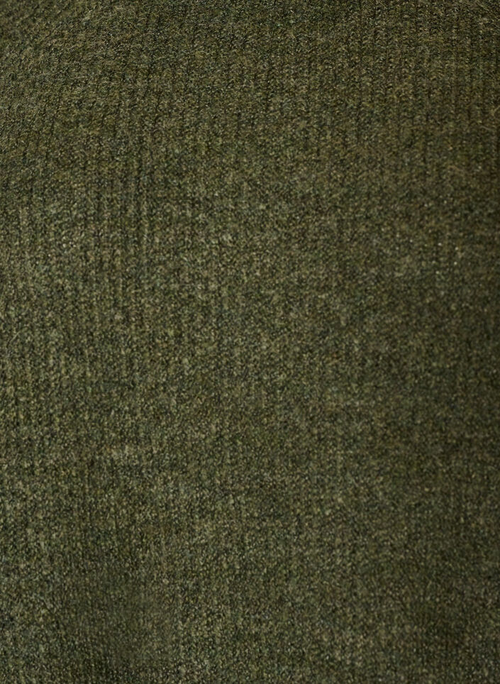 Ripppullover mit 3/4-&Auml;rmeln, Gr&uuml;n, Packshot image number 2
