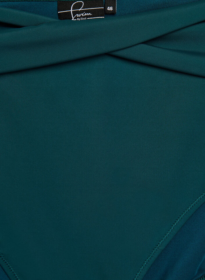 Bikini-Slip mit Wickeldetail, Gr&uuml;n, Packshot image number 2