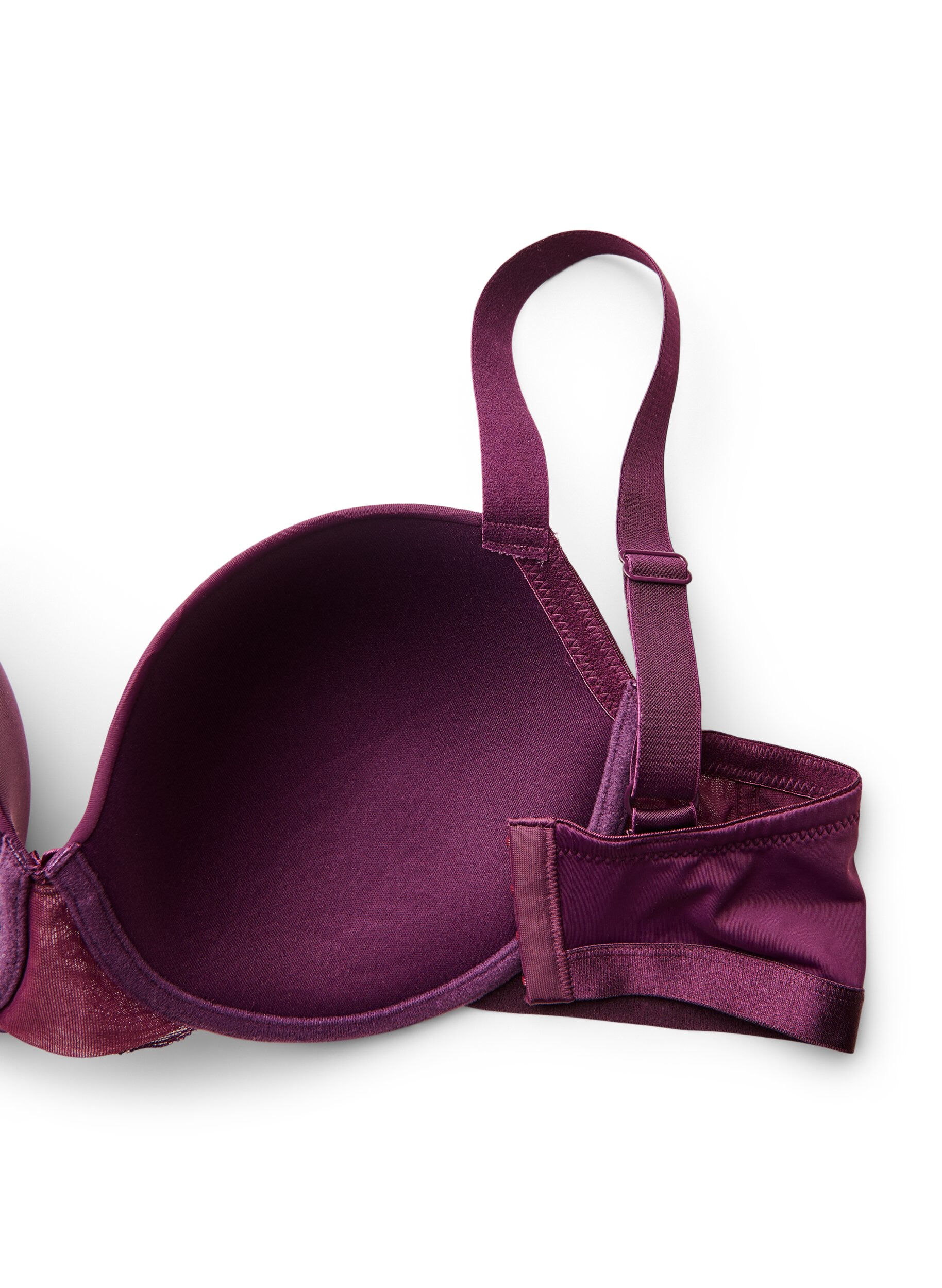 ZizziVorgeformter BH mit Mesh, Lila, Packshot image number 3