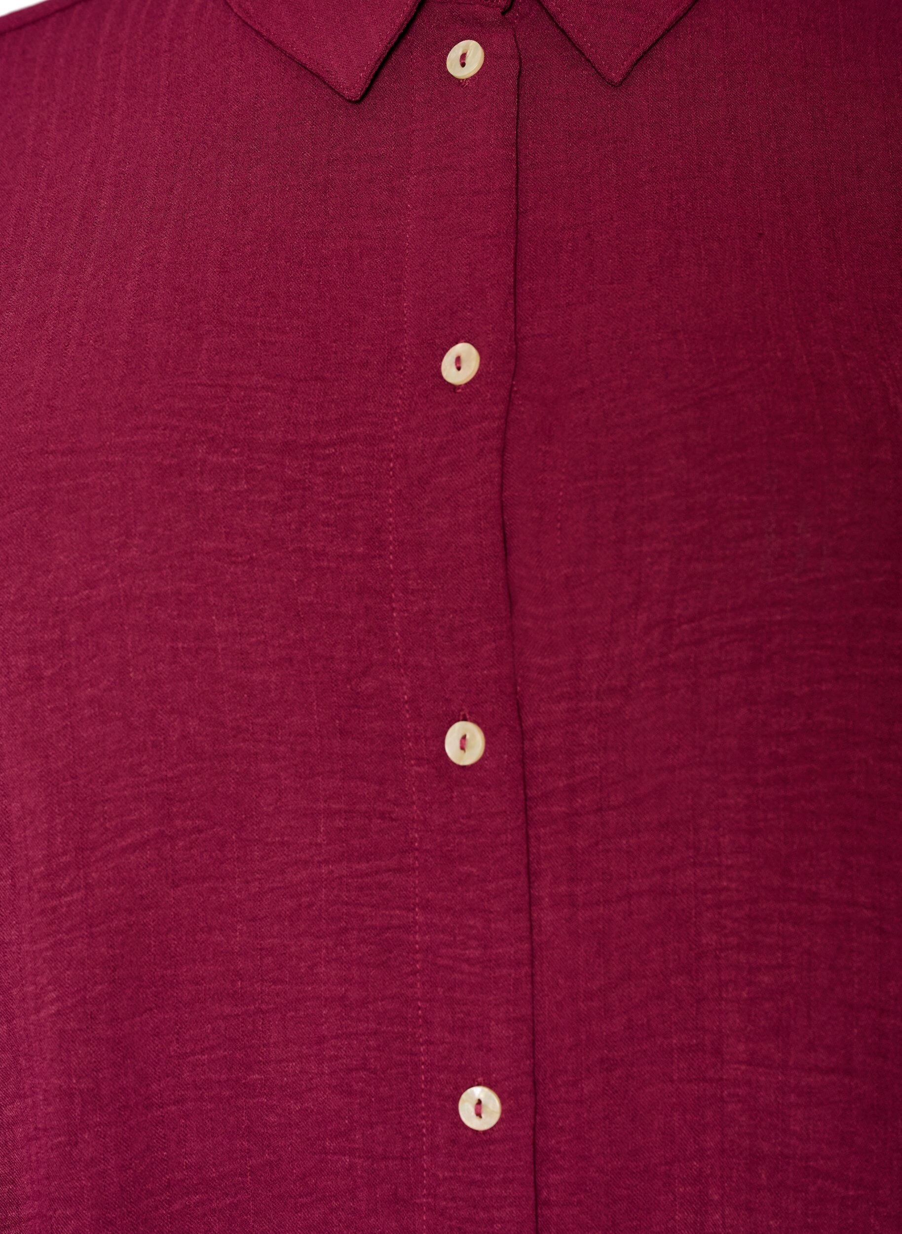 ZizziLanges Hemd mit einer leichten Textur, Rot, Packshot image number 2