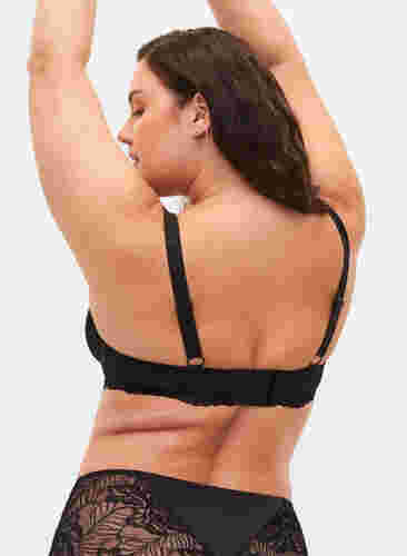 Support the breasts – BH mit Spitze und Bügeln, Black, Model image number 1