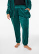 Lockere Samt-Hose, Gr&uuml;n, Model image number 2