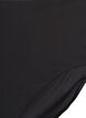 Einfarbige hoch taillierte Bikinihose, Schwarz, Packshot image number 2