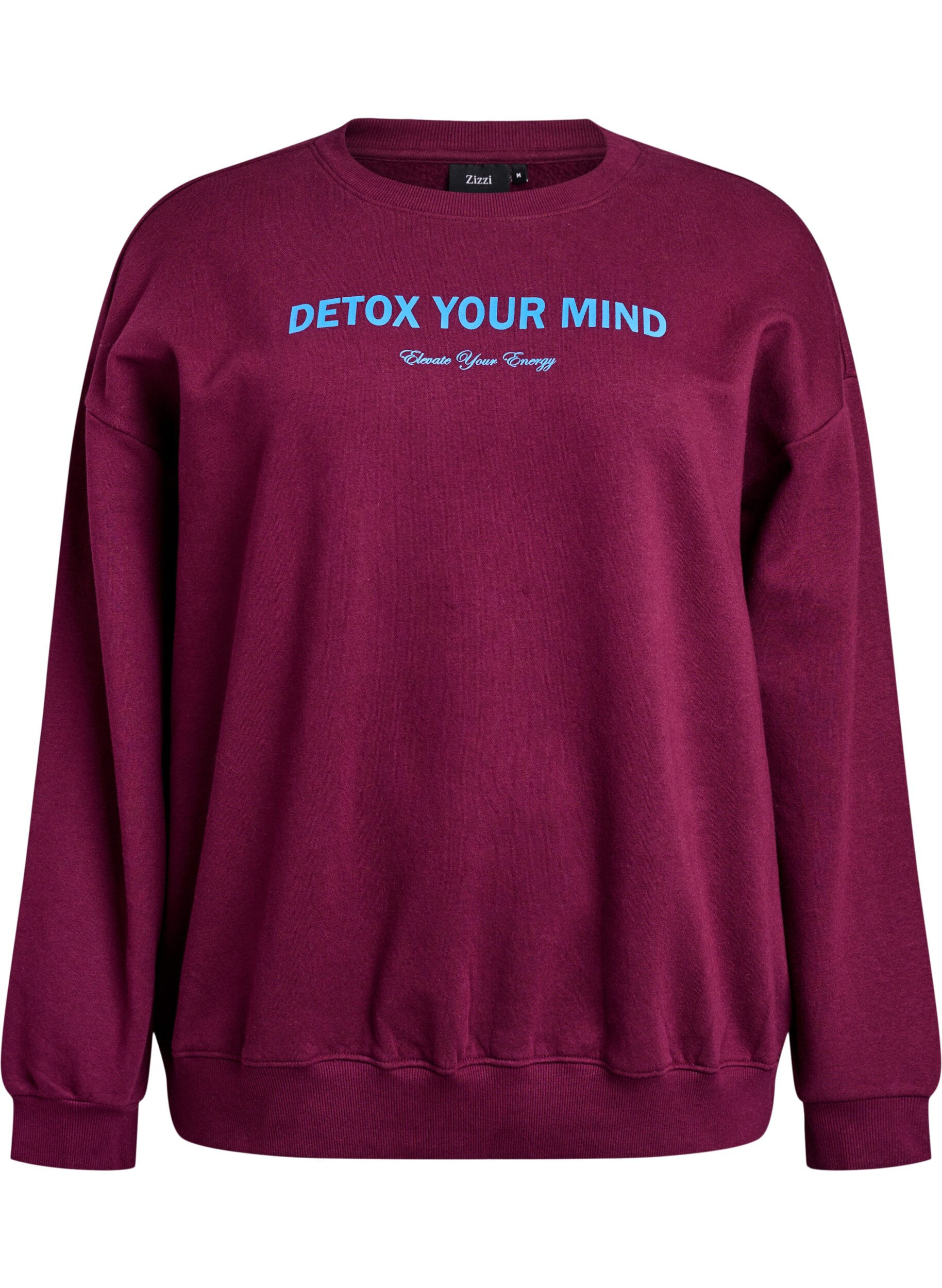 Sweatshirt mit Textaufdruck